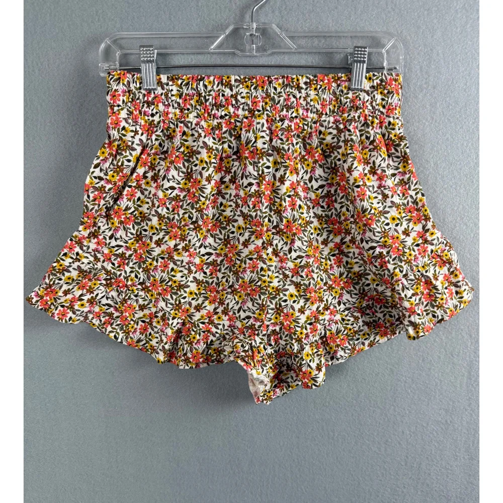 Wild Fable Shorts Women's Small Floral Print Shorts Drawstring Casual Beachwear‎